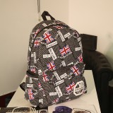 Модный рюкзак "British style" черный