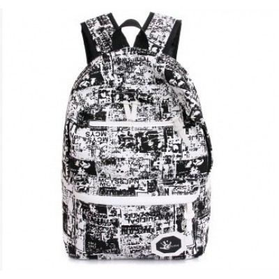Стильный городской рюкзак "Граффити" черный