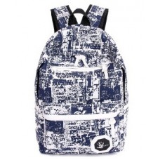 Стильный городской рюкзак "Граффити" синий