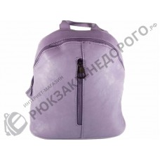 Рюкзак светло-фиолетового цвета из экокожи 