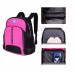 Школьный ранец с твердой спинкой, водонепроницаемый, розовый, размер средний