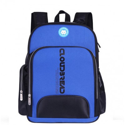 Школьный ранец с твердой спинкой, водонепроницаемый, синий, размер большой