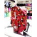 Рюкзак детский красный с туканами